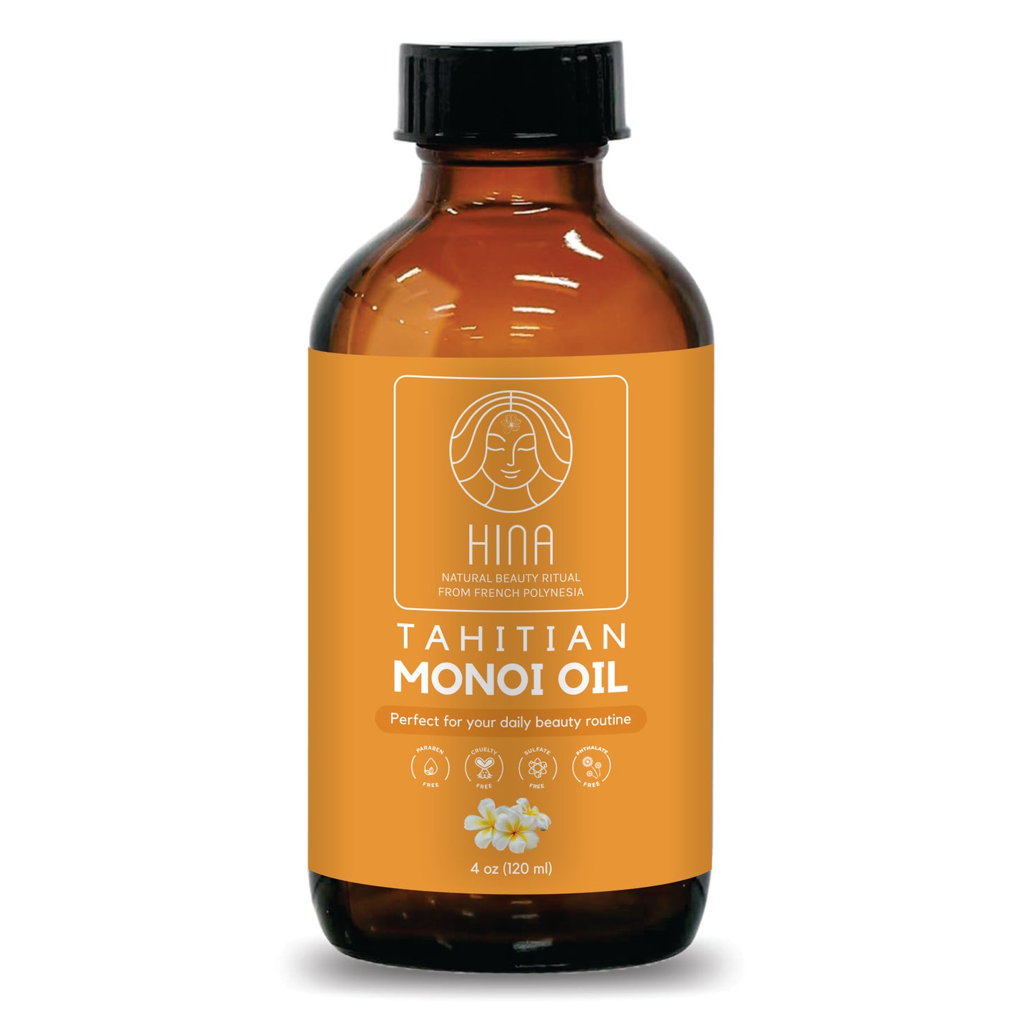 HINA - Tahitian Monoï Oil ( 4 fl oz )