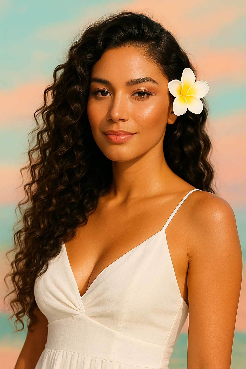 Hina - Full Glow Set - Tahitian Monoï Oil & Plumeria Hair Clip