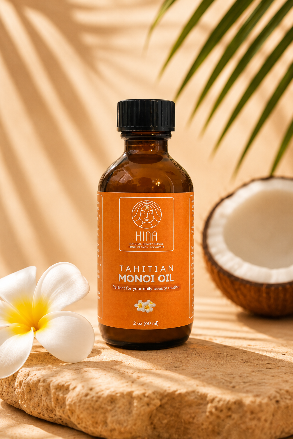 HINA - Tahitian Monoï Oil (2 fl oz)